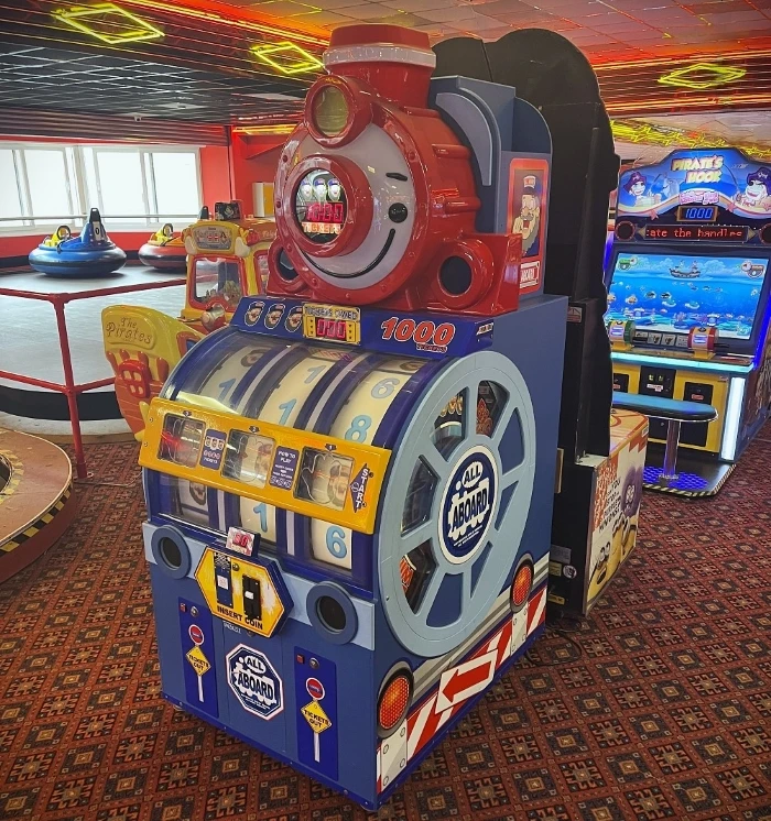 all aboard wheel spinner arcade game