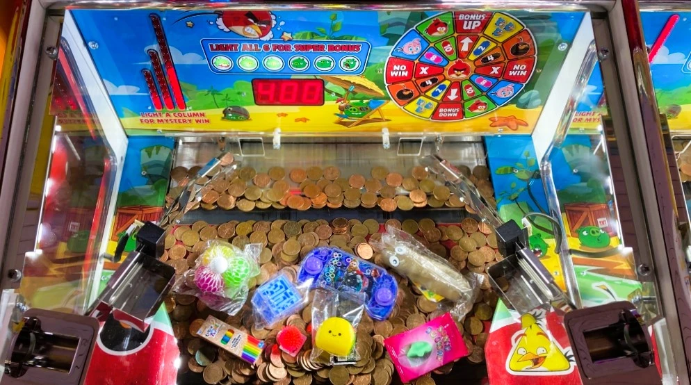 angry birds arcade coin pusher