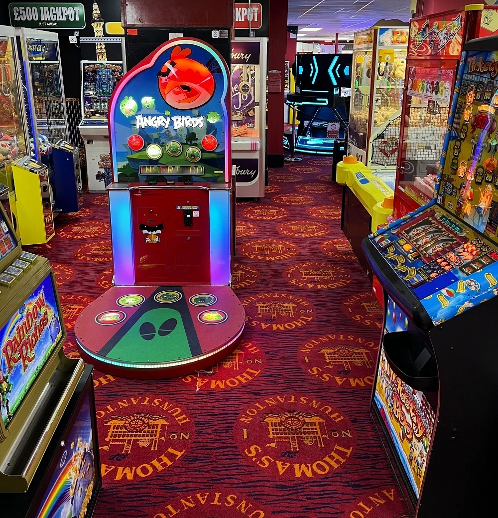angry birds stomper arcade game