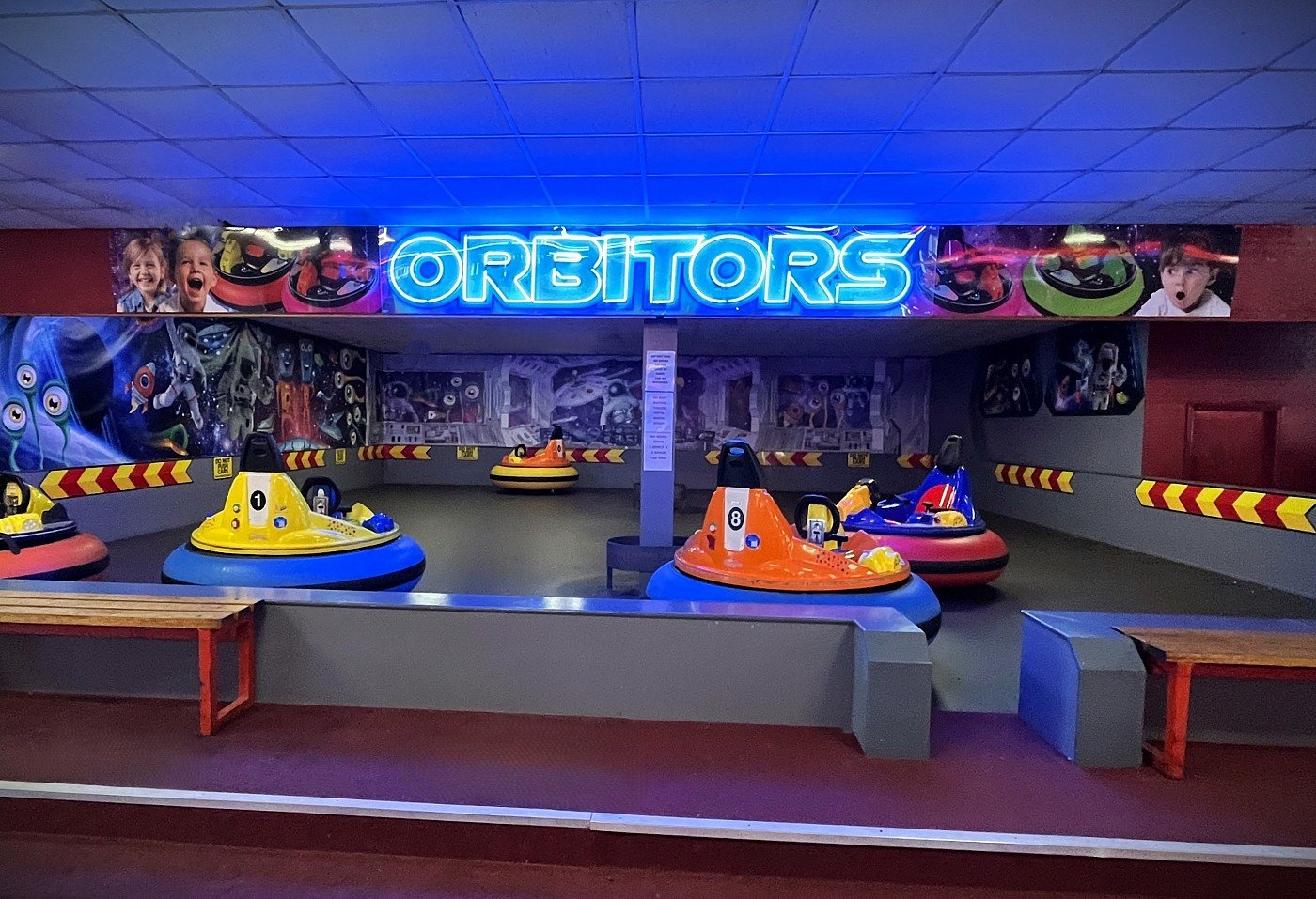 arcade orbitors track for kids