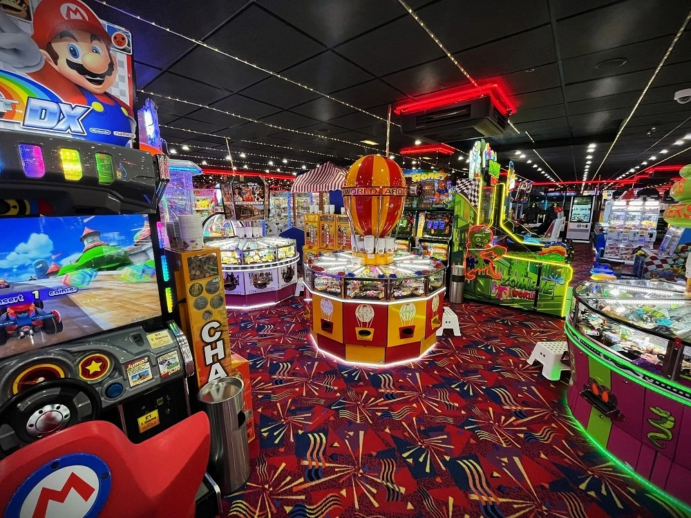 around the world coin pusher