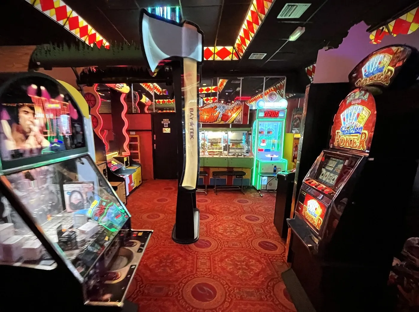 axe master by bay tek arcade machine