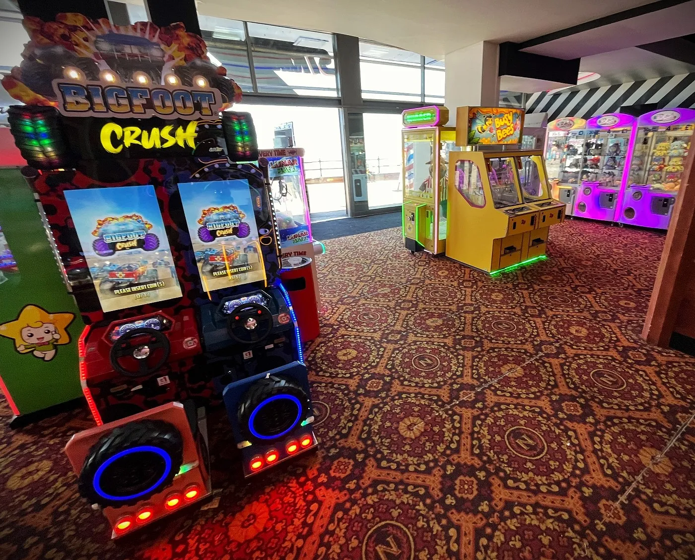 bigfoot crush kids arcade game