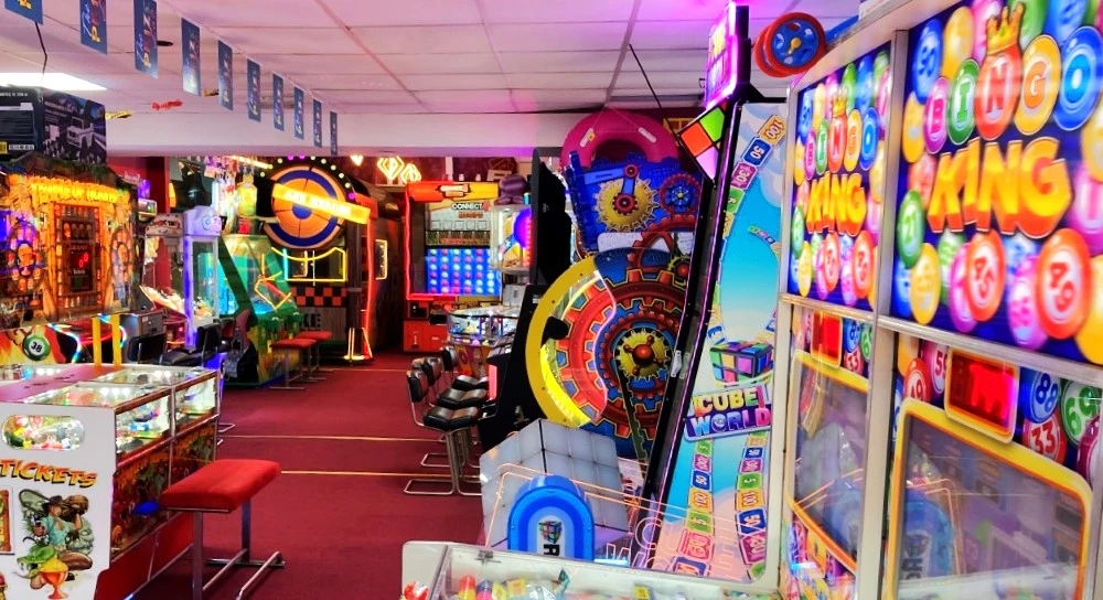 bingo king roll down arcade game