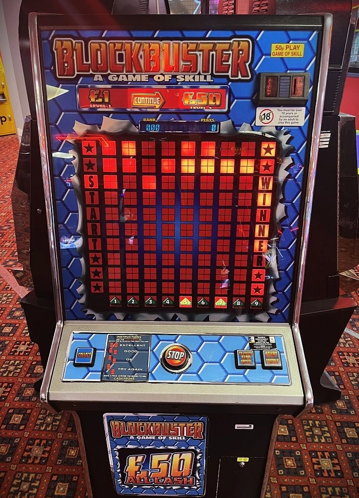 blockbuster game of skill fruit machine