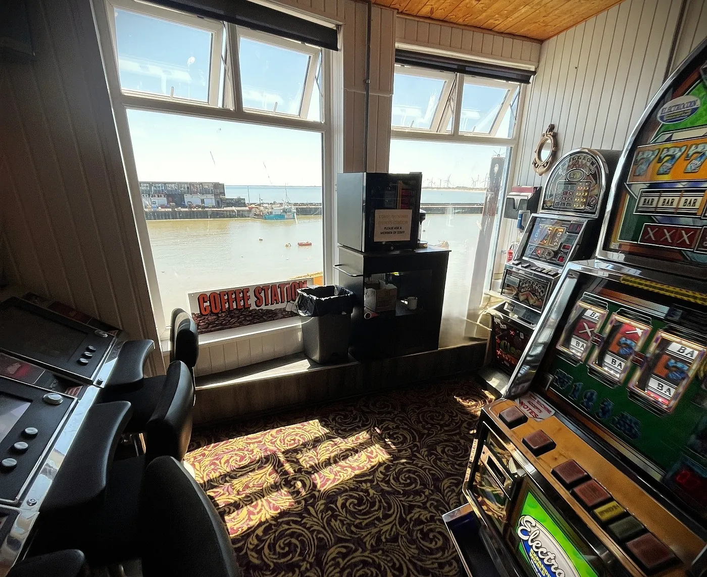 bridlington harbour view from the slots lounge