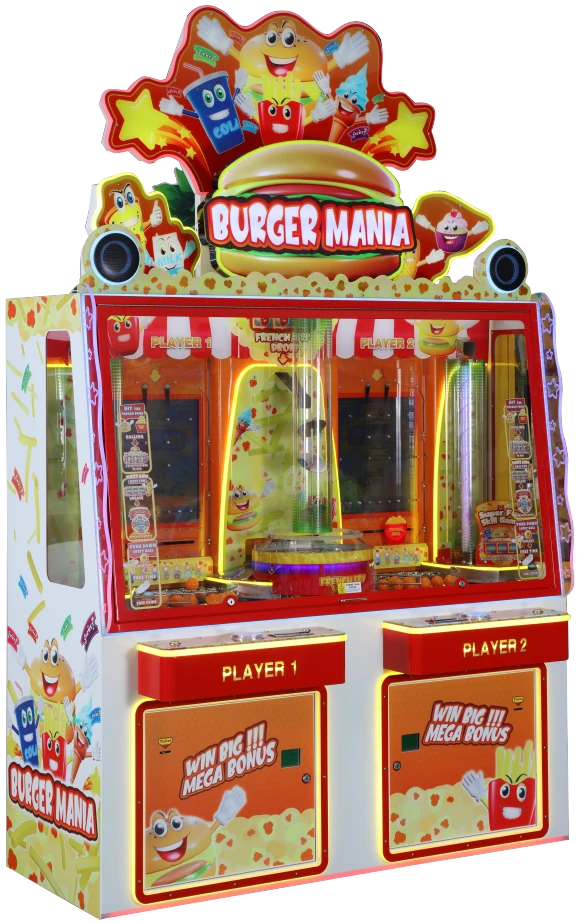 burger mania palm fun ticket redemption machine