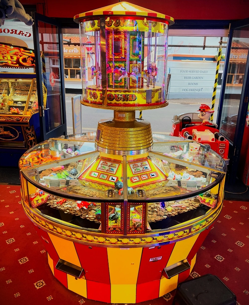carousel ticket arcade coin pusher