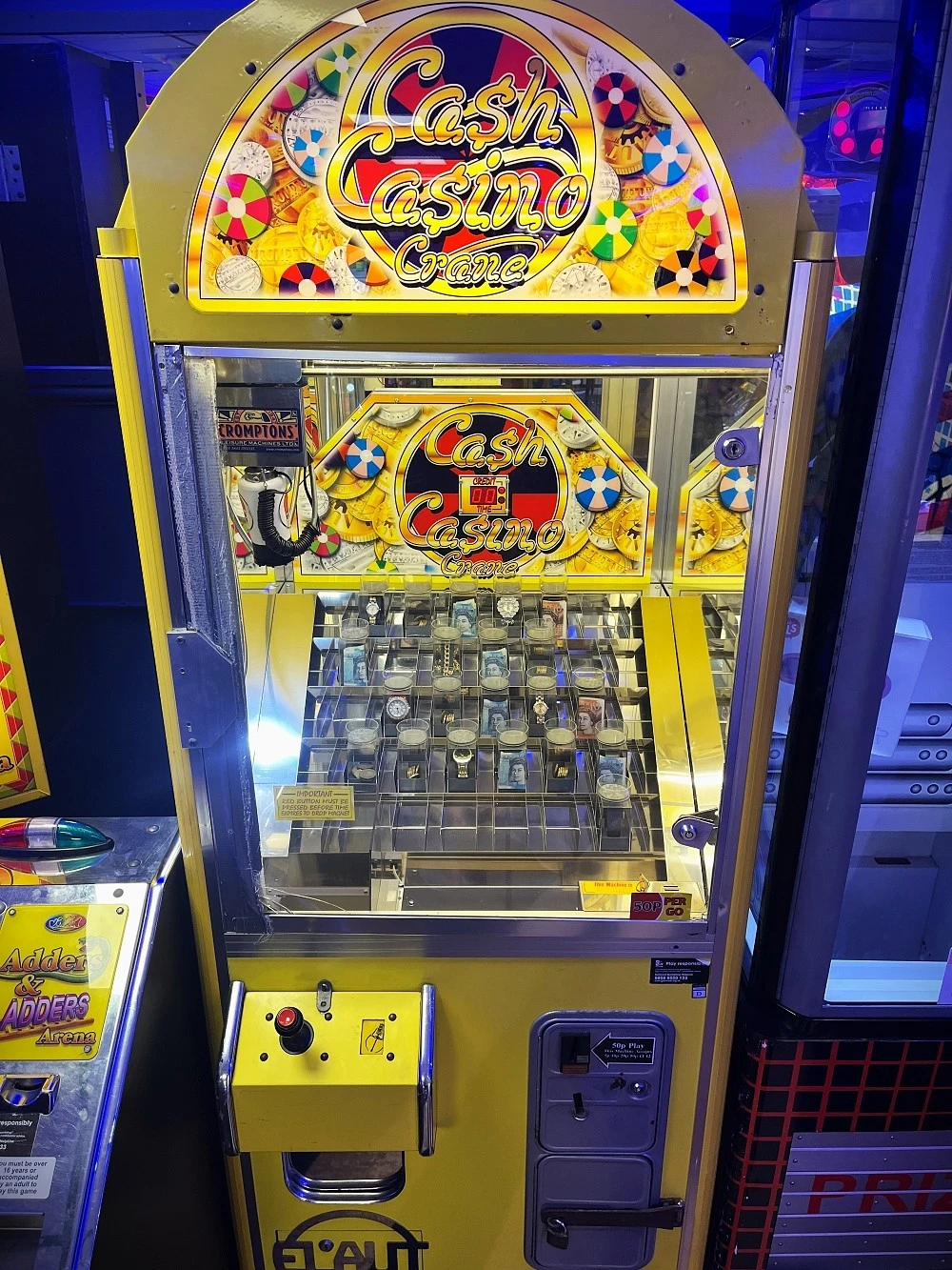 cash casino crane elaut