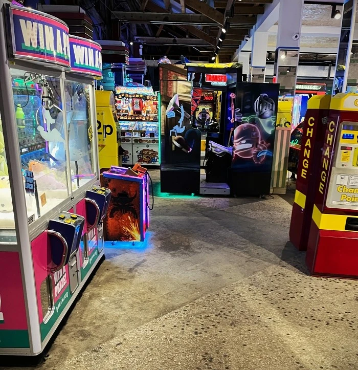 dreamland branded claw machines margate