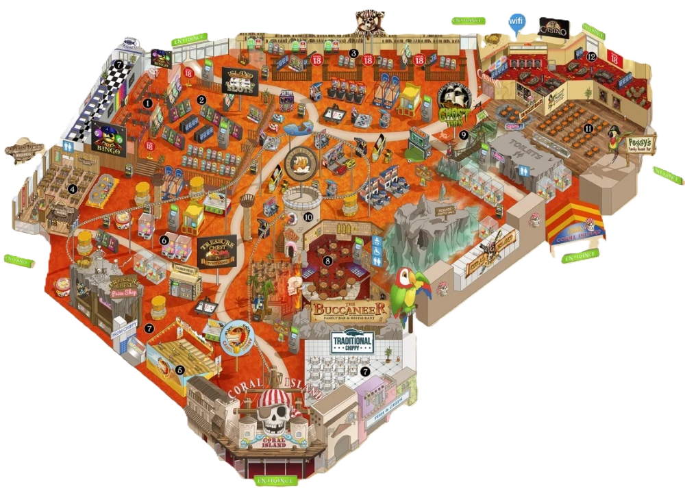 coral island park map