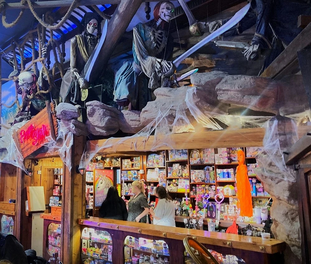 coral island ticket redemption prize shop