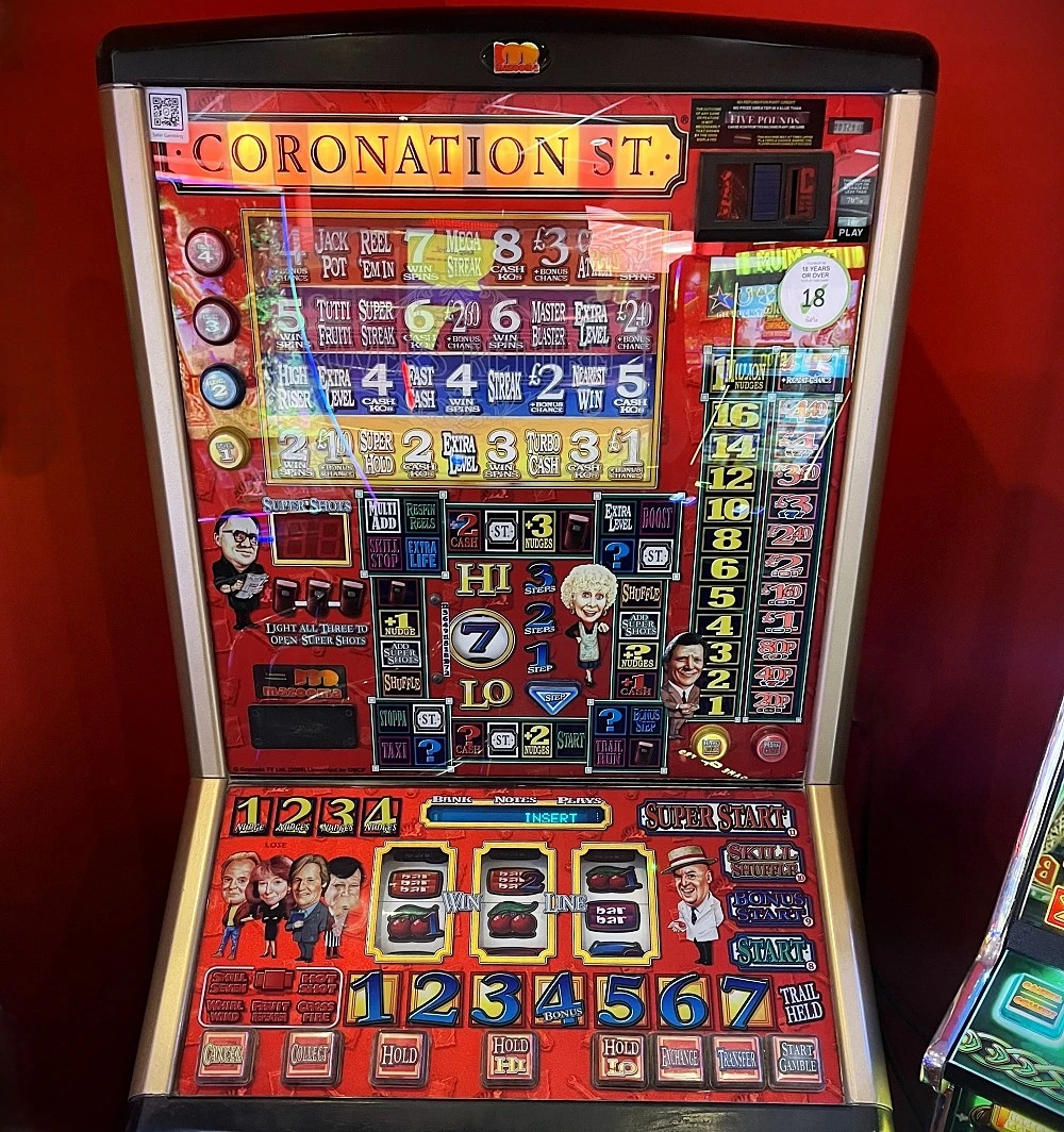 coronation street fruit machine mazooma gaming