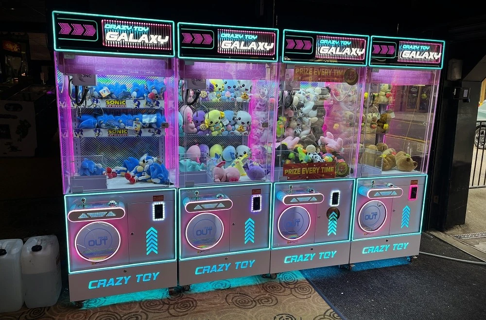 crazy toy galaxy claw machines