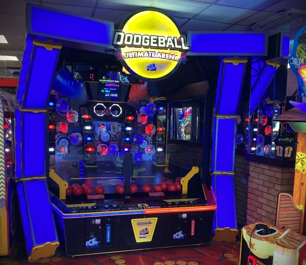 dodgeball ultimate arena ticket arcade game