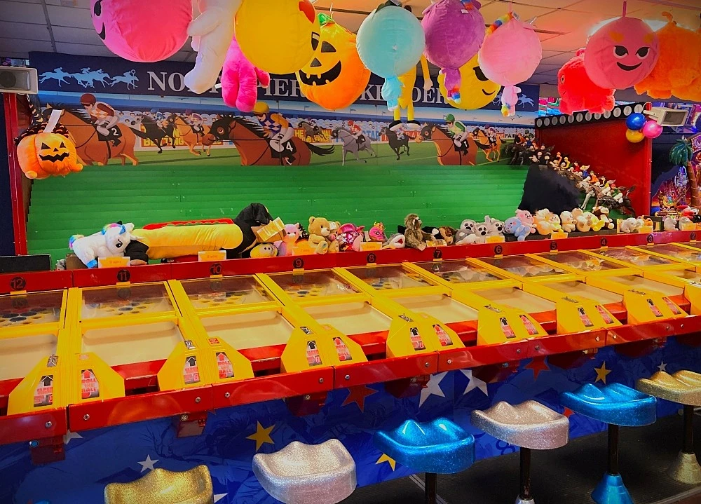 donkey derby arcade game