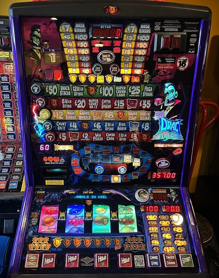 club drac in the box fruit machine