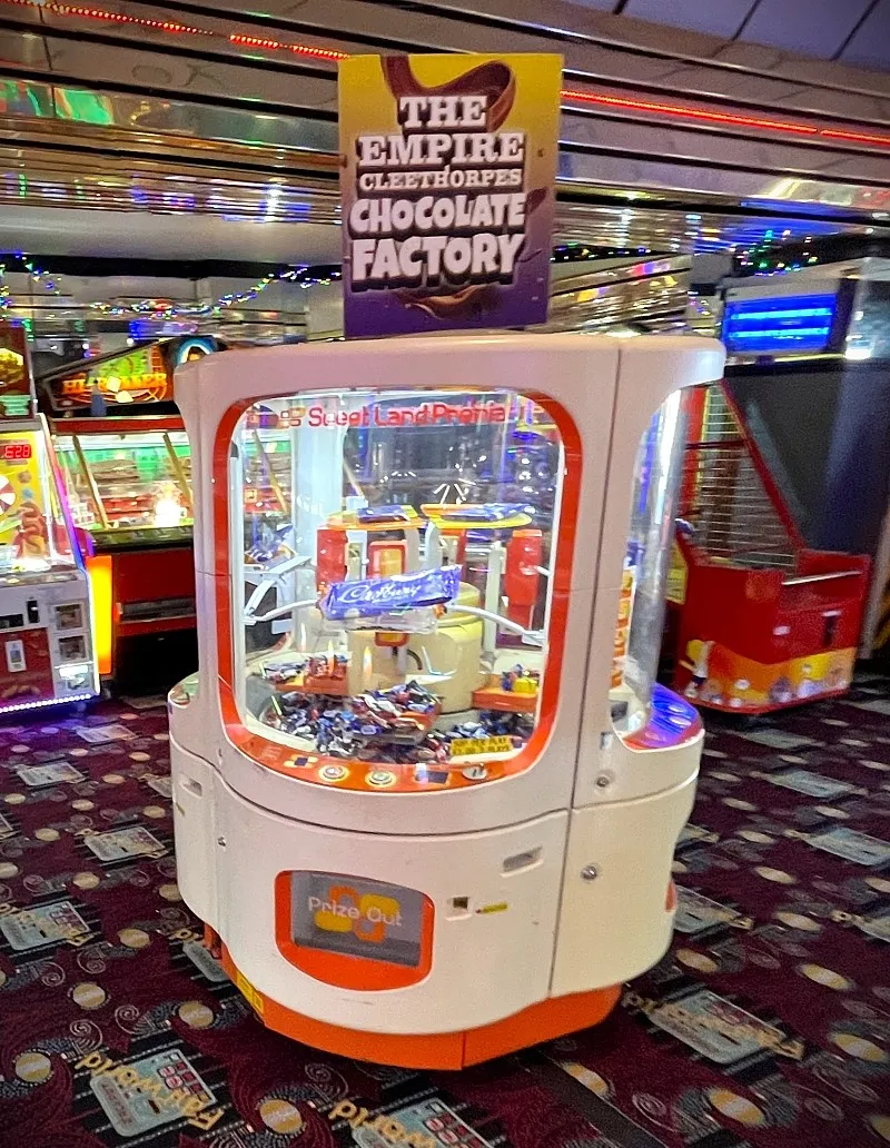 empire cleethorpes chocolate factory arcade machines