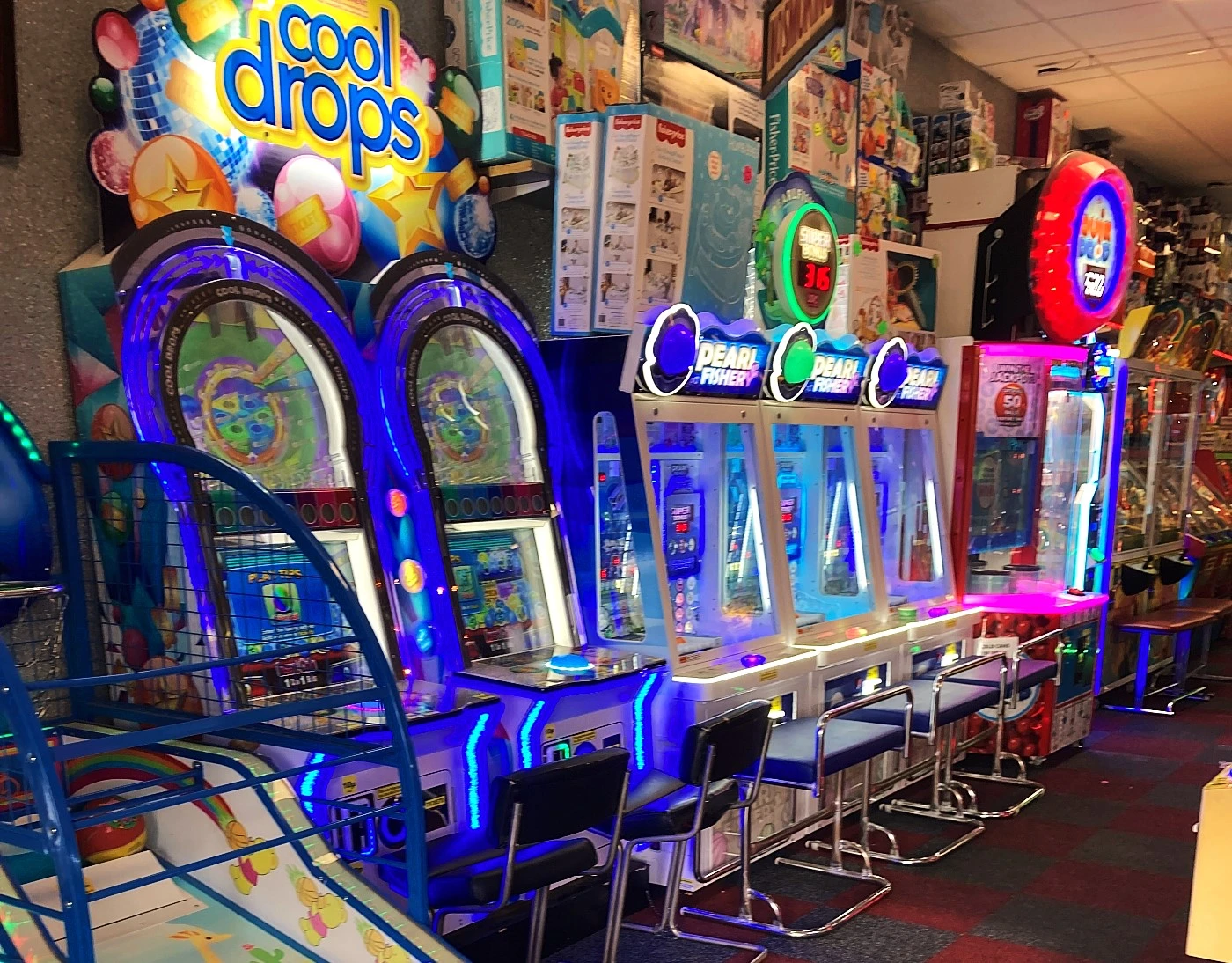 fairground arcade ticket machines