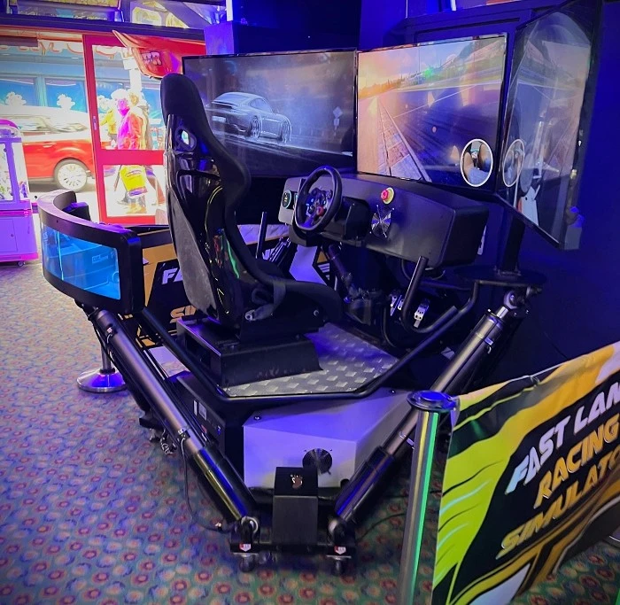fast lane racing simulator VR game