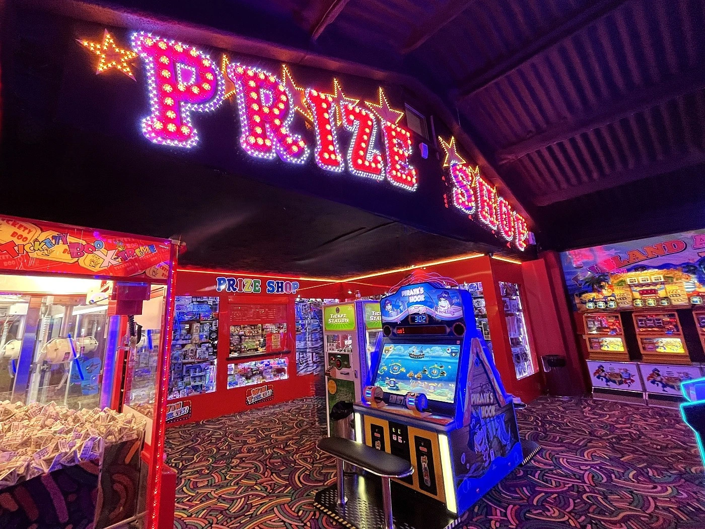 funland amusements prize shop in seawick