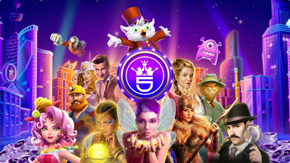 high 5 casino slots welcome screen