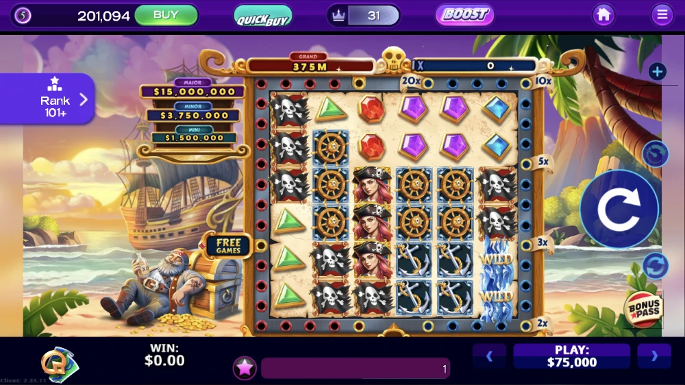 high 5 pirates prosperity casino slots game