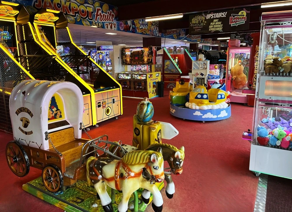 horse drawn cart kiddie ride