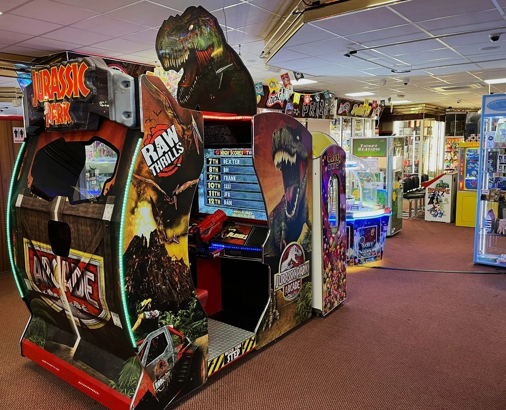 jurassic park raw thrills arcade game