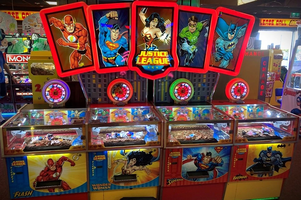 justice league arcade machine