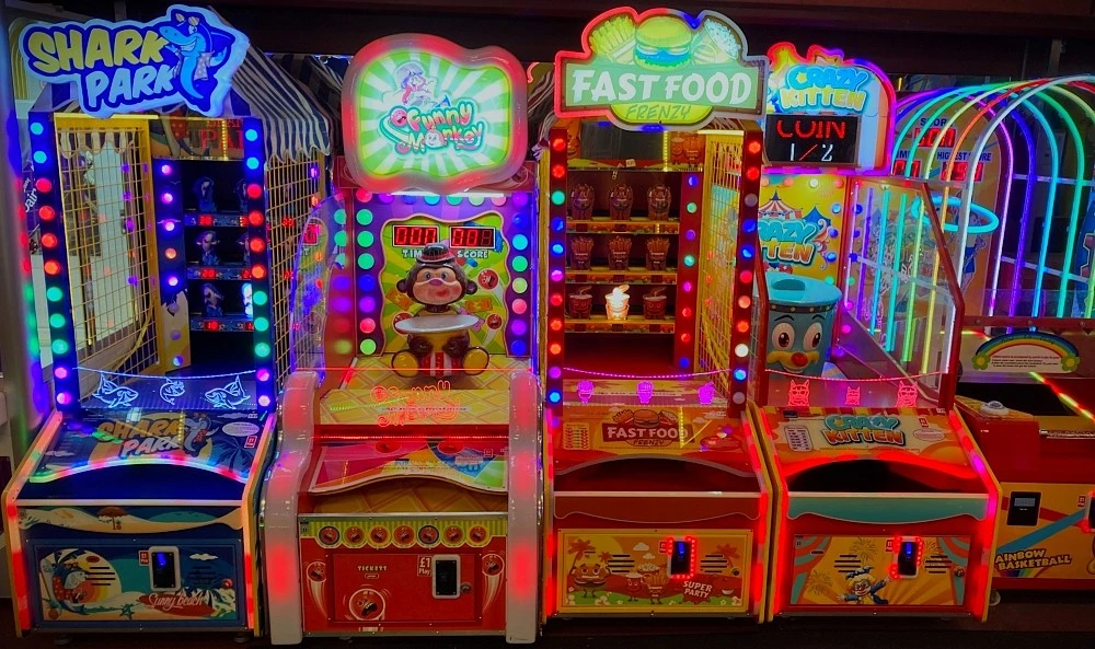 kids ticket redemption machines