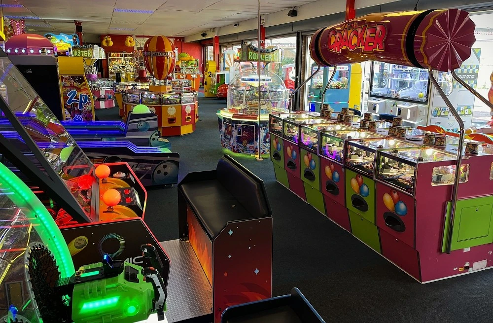 large arcade venue