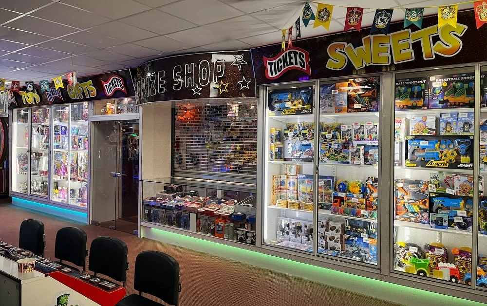 large ticket redemption prize shop