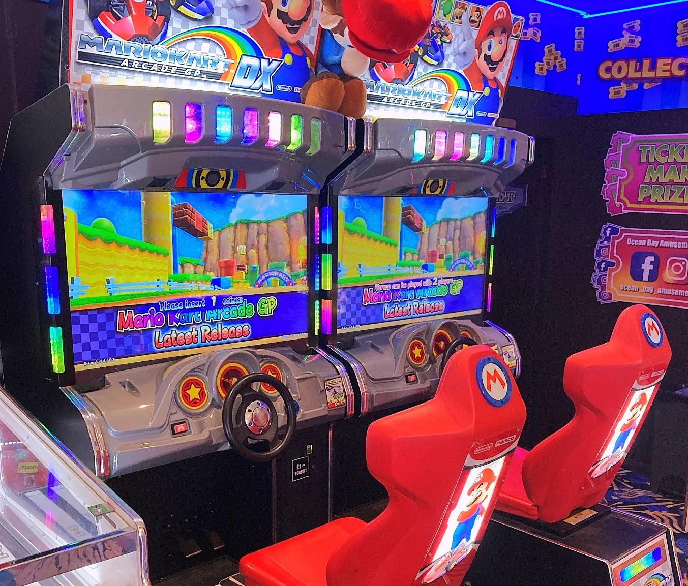 mario kart DX arcade