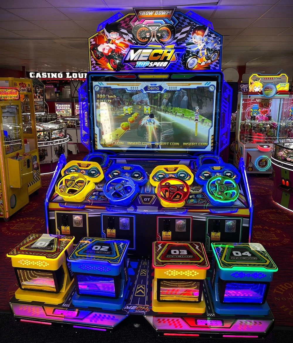 show down mech top speed arcade game