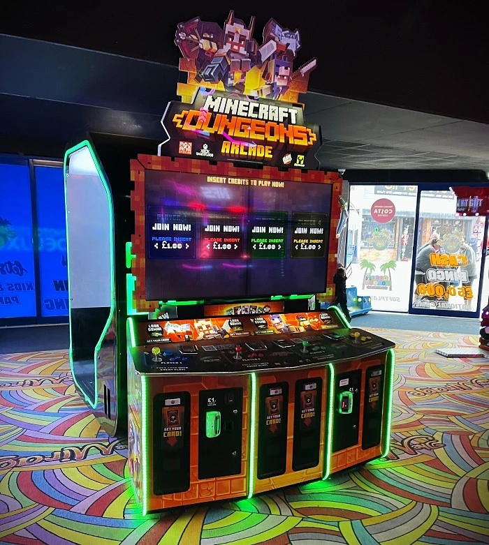 minecraft dungeons arcade machine