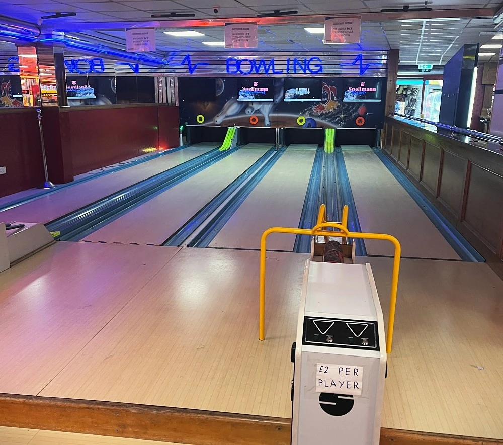 mini bowling alley