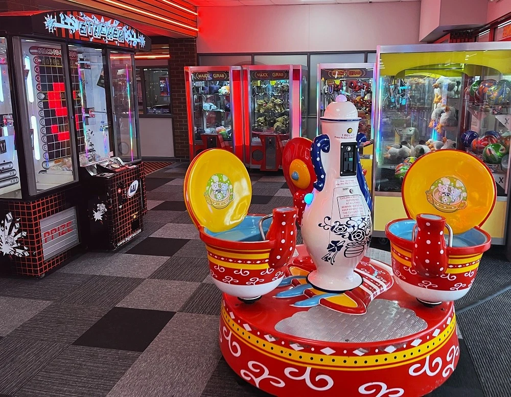 mini tea cups carousel kiddie ride