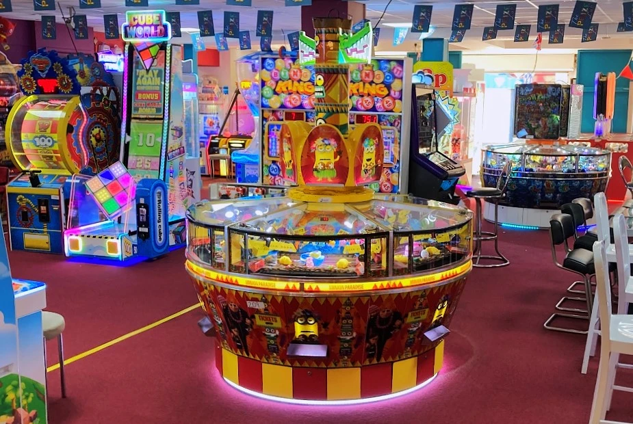minions coin pusher machine
