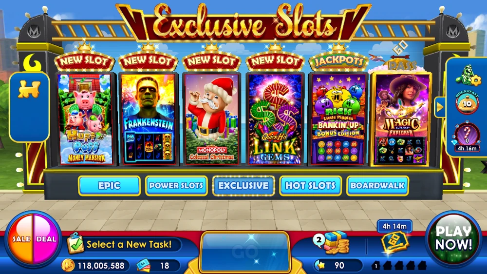 monopoly exclusive slots