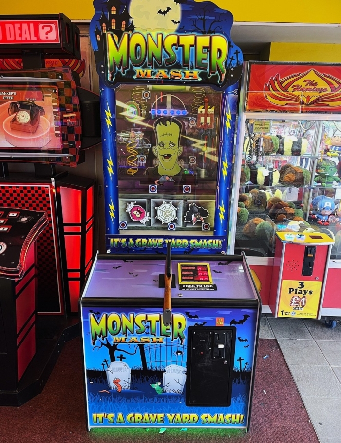 monster mash arcade shooting gallery game