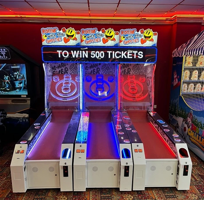 pac man skee ball arcade game