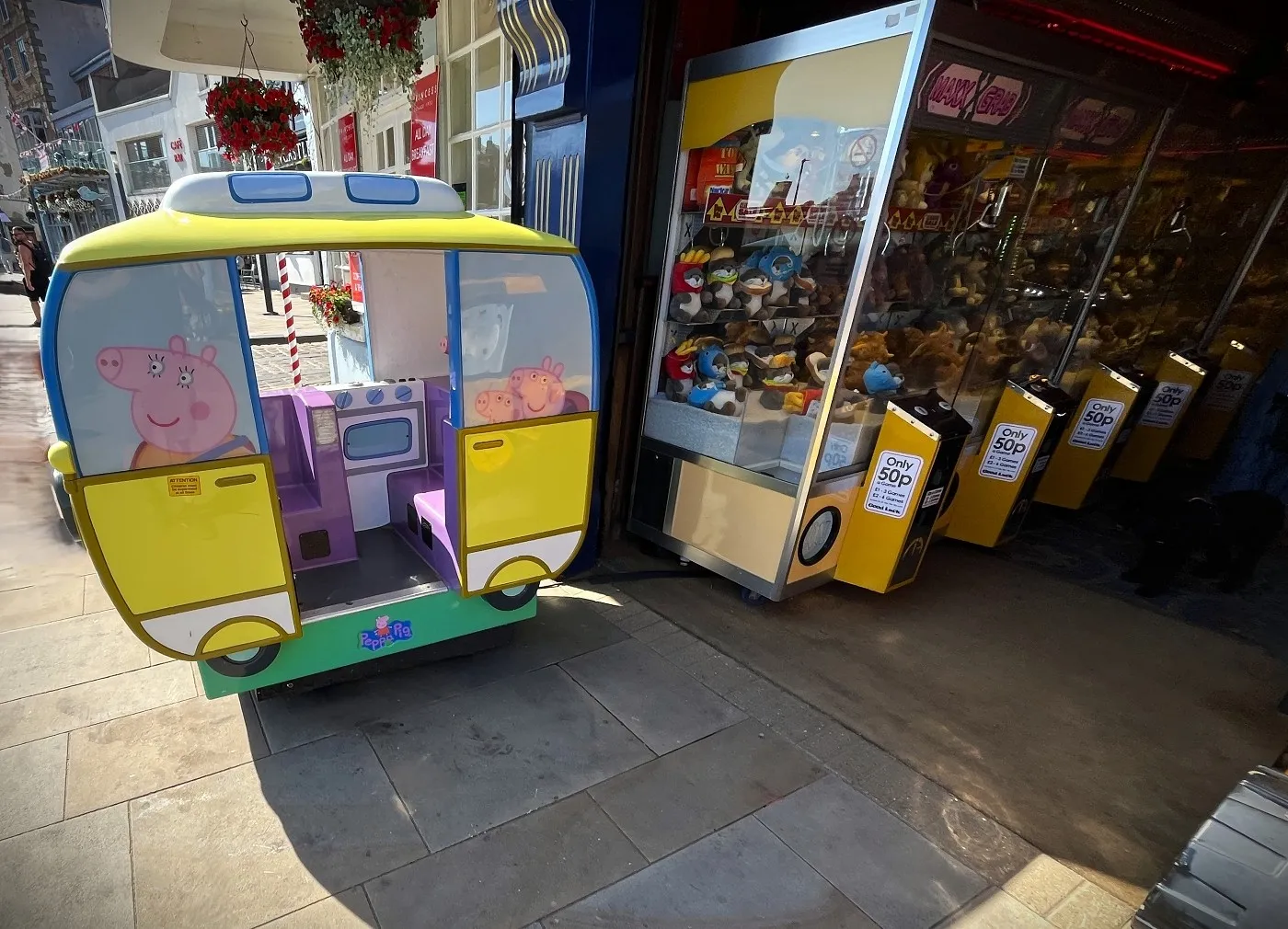 peppa pig bus kiddie ride