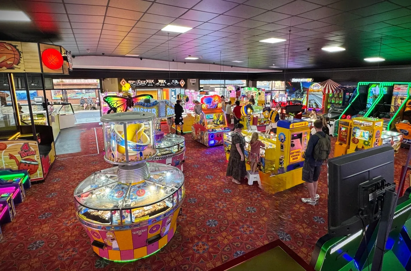 pleasureland arcade floor in whitby