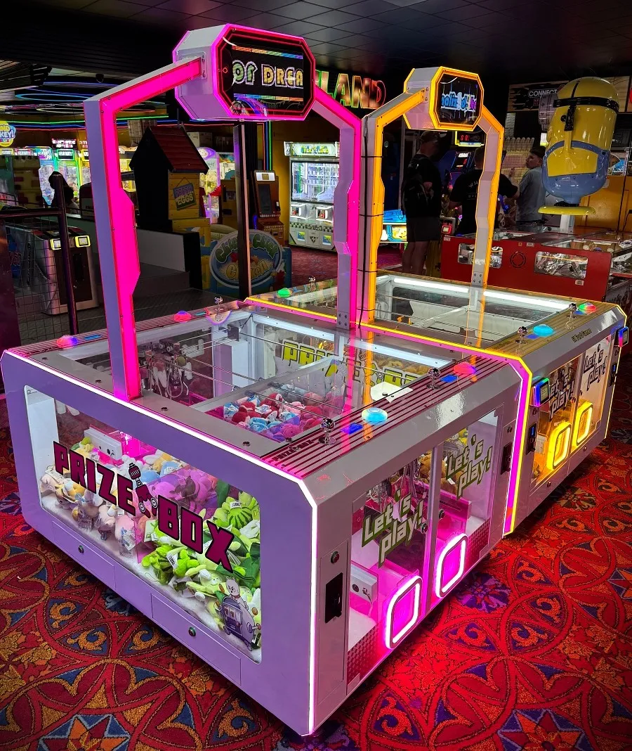 prize box claw machines