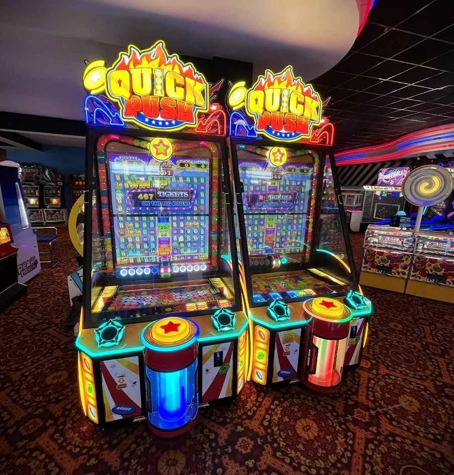 quick push ticket arcade machines