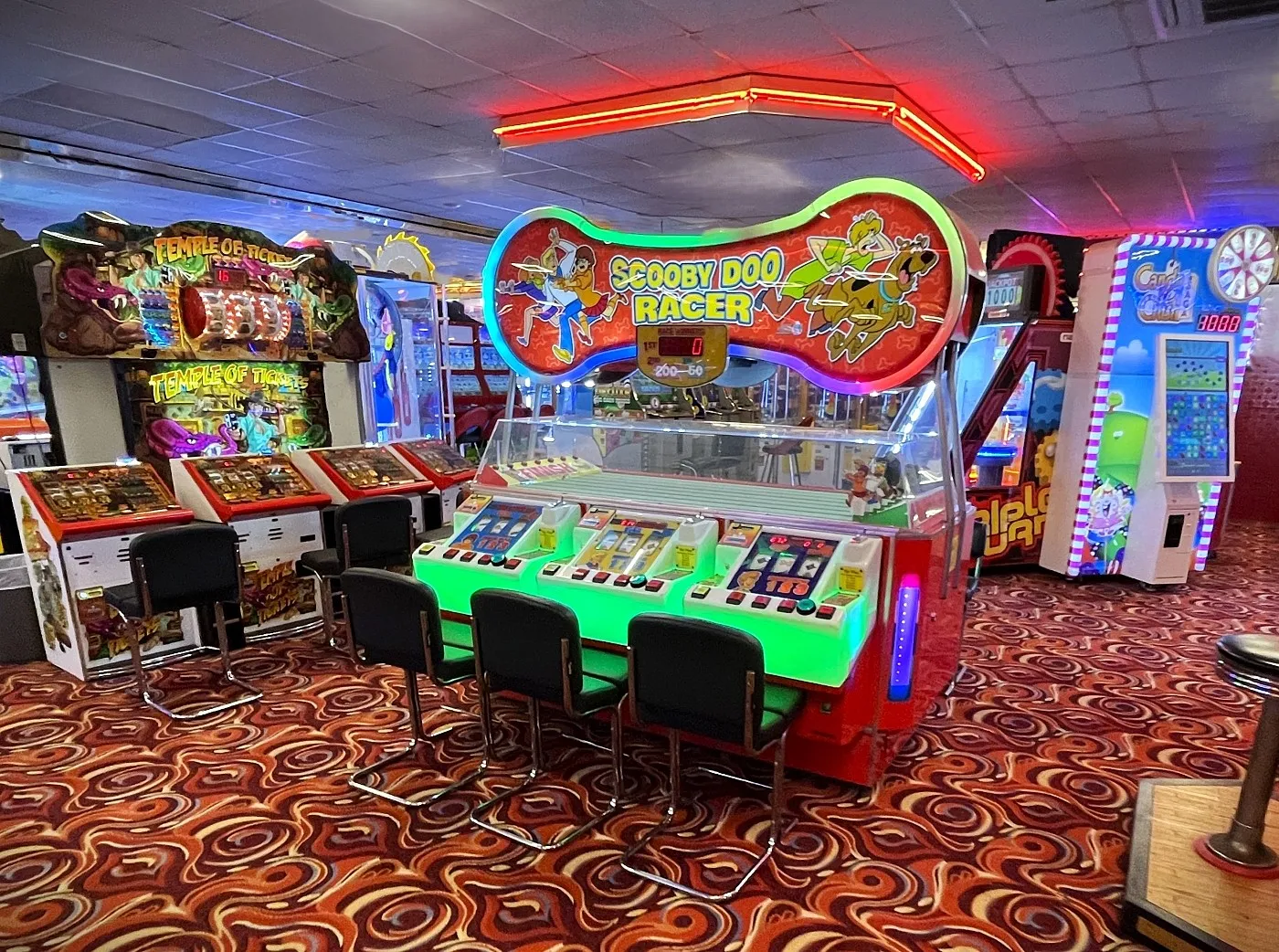 scooby doo racer arcade game