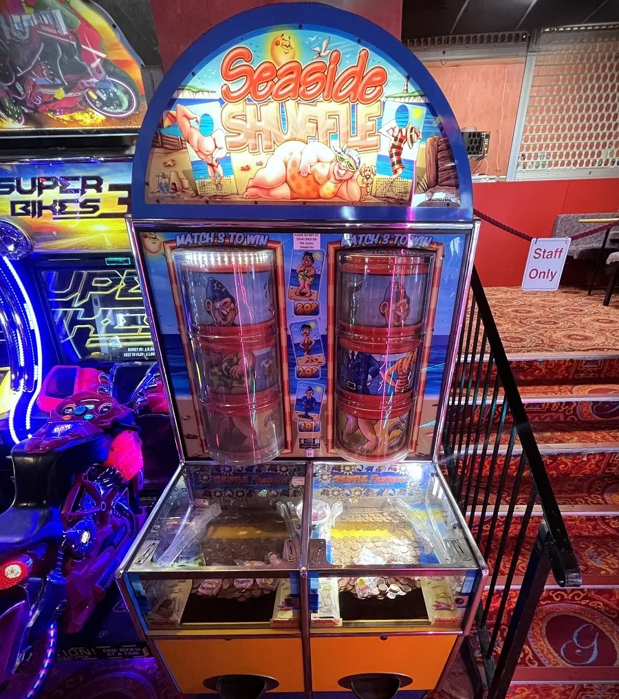 seaside shuffle childrens coin pusher
