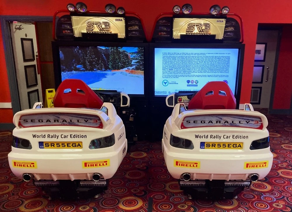 sega rally arcade racing machines