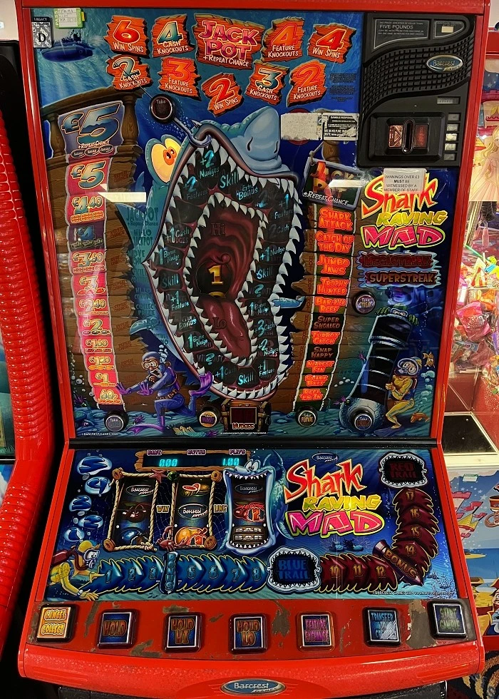 shark raving madd fruit machine